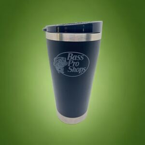 Bass Pro Shops Coffee Cup Black Insulated Cup